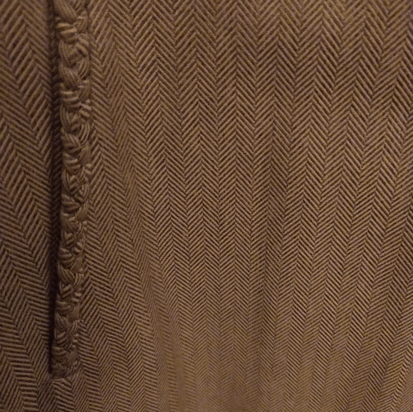 sz 4 Classy Tweed trench Over coat With matching trousers pantsuit Set - Picture 12 of 14